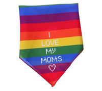 SUPVOX Tenue d'anniversaire pour Chien Garçon Foulard Triangle Arc-en-Ciel pour Chien Bandana pour Animal De Compagnie Accessoire en Tissu Doux pour La Fête De