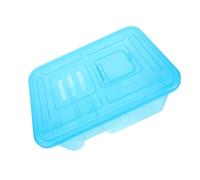 SUPVOX Terrarium pour Tortue avec Couvercle Ouvrant en Abs, Plateforme Chauffante Amovible et Base Élargie, Habitat Multi-Zone pour Amphibiens et Reptiles Bébés à Domicile