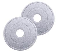 SUPVOX Têtes de Balai de Rechange Rondes en Tissu, Lot de 2 pour Nettoyage | Accessoires Ménagers, Format Rond, Compatibles Entretien des Sols, Usage Rapide au Quotidien