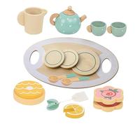 SUPVOX Thé Bois pour Garçon Fille Set de Jeu de Rôle pour Goûter Après Bois Sécurisé avec Accessoires Variés pour Filles