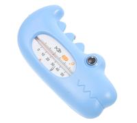 SUPVOX Thermomètre de Bain Garçon Fille avec Écran Numérique Grand Format Forme Crocodile Bleue Lecture Température de Eau pour Infantile Portable
