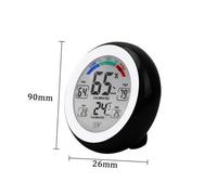 SUPVOX Thermomètre Hygromètre Numérique Multifonction avec Écran Tactile Mesure Précise de Température et Humidité pour Chambre et Usage Domestique