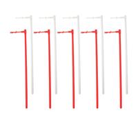 SUPVOX Tiges de Moulin à Vent en Plastique Réutilisables 10 Pcs pour Bricolage Jardin Décoration Extérieure Accessoires Solides et Pratiques