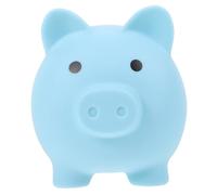 SUPVOX Tirelire Cochon Incassable Bleue Moyenne Tirelire Maison Décorative Adorable pour Garçon Fille et Cadeau Danniversaire