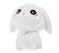 SUPVOX Tirelire Lapin Céramique Adorable et Incassable Boîte à Économies pour Garçon Fille Forme de Bunny Cadeau Anniversaire et Pâques Encourage à Épargner