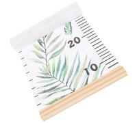 SUPVOX Toise Murale Garçon et Filles en Bois Amovible à Suspendre Tableau de Croissance Mural Décoratif Motif Feuille de Monstera Mesure Hauteur Chambre Bébé et Tout-Petits Décoration