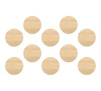 SUPVOX Tranches de Bambou Rondes Vierges 6 Cm, 10 Pièces pour Peinture Soi-même, Supports DIY en Bois Brut pour Décoration Artisanale, Loisirs Créatifs et Étiquettes à Suspendre
