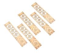 SUPVOX Tranches de Bois Miniatures Non Peintes pour Porte et Fenêtre, Accessoires de Bricolage Diy, Ornements Décoratifs pour Maison de Poupée et Micropaysages, Décorations Artisanales