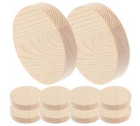 SUPVOX Tranches De Bois Rondes 5.00 cm 10 Pièces En Bois Brut Pour Peinture À La Main Bricolage Sous-Verres Décorations De Noël Mariage Et Projets Créatifs