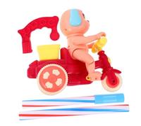 SUPVOX Trotteur D’Apprentissage pour Bébé Chien Rose Ajustable 3 Roues Jouet à Pousser Et Tirer Tout-Petit pour Apprendre à Marcher Et Développer Coordination Éducatif