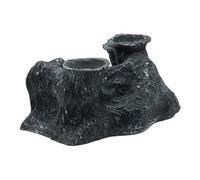 SUPVOX Tunnel Aquarium Décoratif Résine Robuste Cachette Naturelle pour Crevettes et Poissons Betta Abri sous-Marin Facile à Installer Habitat Sécurisé et Paisible pour Aquarium