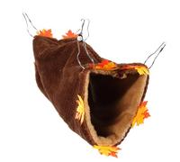 SUPVOX Tunnel Chaud Et Hamac Suspendu pour Hamster en Peluche Ultra Douce, Tunnel Cosy 40x15 Cm, Accessoire D’intérieur pour Petits Animaux comme Cochon D’Inde Et Furet