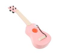 SUPVOX Ukulélé Éducatif pour Garçon Fille Instrument Miniature Rose Moyen Simulation Musicale pour Éveil et Apprentissage des Tout-petits