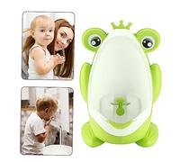 SUPVOX Urinoir D'apprentissage Propreté Garçon Multifonction Vert Réglable En Hauteur Silicone Sans Perçage Salle De Bain Bébé Pot Tout-petit