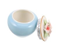 SUPVOX Urne Céramique pour Cendres Animaux de Compagnie Petite Boîte Commémorative Sécurisée pour Chats et Chiens Contenant Cendres Poils et Dents Urne Funéraire Compacte et Polyvalente