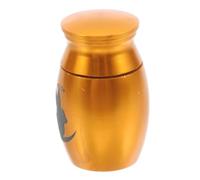 SUPVOX Urne Funéraire Inoxydable pour Cendres Animaux Petite Urne Commémorative pour Lapin et Petits Animaux Boîte Souvenir avec Couvercle Sécurisé Compagnie Polyvalente