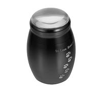 SUPVOX Urne Funéraire pour Animaux Acier Inoxydable Urne Cendrier Commémorative Étanche Contenant pour Cendres de Simple et Durable de Chien et Chat Rangement Discret