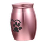 SUPVOX Urne pour Animaux De Compagnie en Forme De Patte De Chien Pot Cinéraire pour Cendres Danimaux Souvenir pour Cendres De Chien Urne en Acier Inoxydable pour Animaux De Compagnie