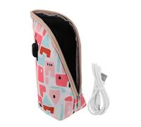 SUPVOX USB Chauffe Biberon Portable Rechargeable Housse Isolante Chauffante pour Lait et Boissons Maintien Au Chaud Manuel pour Voiture Maison et Bureau