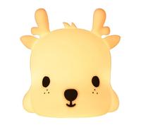 SUPVOX Veilleuse en Silicone de Cerf, Lampe de Chevet Douce Multicolore, Petite Veilleuse USB Tactile pour Chambre D'garçon et Filles, Lumière D'ambiance Décorative et Apaisante,