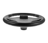 SUPVOX Volant de Remplacement pour Voiturette de Golf 14 Pouces en Polyuréthane Noir Robuste Accessoire Auto Compatible Club Car et Modèles Similaires Maniabilité Ergonomique pour