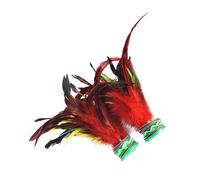 SUPVOX Volants Colorés 20 Cm en Fer 2pcs Jouets de Loisirs pour Garçon et Filles Résistants aux Chocs Toucher Confortable Jeu Traditionnel pour Compétition et Couleur Aléatoire