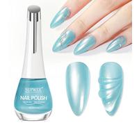 SUPWEE Vernis à ongles à séchage rapide - Rose transparent - Brillance naturelle - Durcisseur d'ongles - Activateur de croissance - Renforce les rainures - Base Coat - Réparation - Soin des ongles