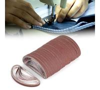 SUPYINI 100 Pièces Bande de Ponçage Puissance Doigt Fichier Ponceuse Abrasif Ceinture de Polissage Meulage à Haute efficacité Colmatage Réduit pour les Usines de Vêtements Lames