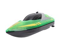 SUPYINI Bateau RC avec Lumière LED, Bateau télécommandé Haute Vitesse à Double Moteur pour Enfants, Récupération de Chavirage à Redressement Automatique, Alerte de Portée de 60 M,