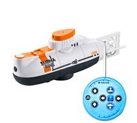 SUPYINI Bateau télécommandé pour Enfants - Mini sous-Marin RC - 6 canaux - Jouet éducatif - pour étang, Piscine, Baignoire