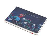 SUPYINI Carnet à Pois avec Fermeture à Couverture Rigide, Journal de Voyage