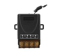 SUPYINI Commutateur de Télécommande sans Fil, Relais Unidirectionnel | Code D'apprentissage, Signal Fort à Travers les Murs, AC80-250V/DC12-72V, pour Porte Automatique, Fenêtre, Accès par