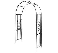 SUPYINI de Jardin en Fer forgé pour Plantes Grimpantes, Conception Durable pour Mariages et Décoration de Tonnelle, 45x110x210cm, Assemblage Facile