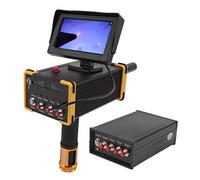 SUPYINI Détecteur de Métaux Souterrain Professionnel, Dispositif de Recherche d'or avec écran GR8000, Profondeur de 15 M, Portée de 1000 M pour Or, Argent, Cuivre, (Prise UE)