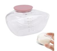 SUPYINI Gobelet de rechange pour collection de lait compatible avec les accessoires de tire-lait Momcozy M9, collecteur de lait réutilisable en silicone PP de 150 ml avec valve en bec de canard, joint