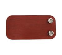 SUPYINI Grand Plateau de Table avec 2 Porte-gobelets, Table en Bois pour Camping-Car, Bateau, Yacht, pour Caravane, Terrasse, Meubles de Patio (Rouge foncé)