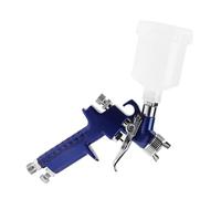 SUPYINI H 2000A Mini pistolet pulvérisateur pneumatique professionnel avec buse de 0,8/1,0 mm et capacité de 125 ml, idéal pour la peinture et les réparations de voitures, à air et à gravité (H-2000 A