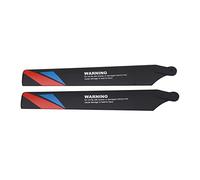 SUPYINI Hélices D'hélicoptère RC, 2 Pales de Rotor Principal pour K200, Hélices de Rotor Principal RC, Pales D'hélicoptère RC Haute Résistance, Pièces de Rechange pour L'entretien