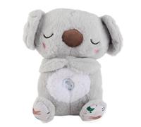 SUPYINI Koala Relaxant Qui Respire, Jouet Peluche Koala pour Bébé avec Musique, Lumière et Mouvements Respiratoires Rythmés, Koala Calmant, Peluche Qui Respire pour Enfants, 27cm