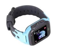 SUPYINI Montre Intelligente pour Enfants avec Appel 2G, Téléphone Intelligent à écran Tactile Couleur de 0,44 Pouces, Jeux SOS, Mode Salle de Classe pour Les Parents et Les Enfants, Appel (Bleue)