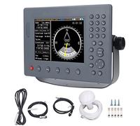 SUPYINI Navigateur GPS Marin avec écran LCD de 8 Pouces et Cartes | Boîtier en ABS Métal, 24V , Récepteur GPS BDS Glonass Galileo, Résolution 800x600, Alarmes AIS et Gestion des Navires