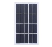 SUPYINI Panneau Solaire Portable 2 W en Polycristal, Chargeur DIY pour Lampes de Secours, Lampadaires Solaires, éclairage de Jardin Solaire Léger et Incassable 1 unité