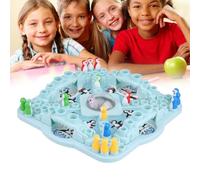 SUPYINI Pop N Drop Penguins Game Kids Jeu de société Familial avec des Pingouins Colorés pour Les Enfants de 4 Ans et Plus pour Améliorer L'interaction Parent-Enfant