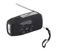 SUPYINI Radio Solaire à Manivelle avec Lampe de Poche LED Portable, Radio FM AM WB USB pour la Prévention des Catastrophes d'urgence avec Haut-Parleur à Grand Volume, Antennes à (modèle américain)