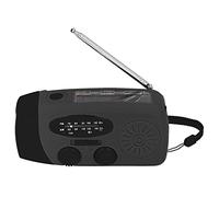 SUPYINI Radio Solaire à Manivelle avec Lampe de Poche LED Portable, Radio FM AM WB USB pour la Prévention des Catastrophes d'urgence avec Haut-Parleur à Grand Volume, Antennes à (modèle Japonais)