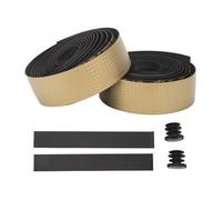 SUPYINI Ruban de Guidon de Vélo Ruban de Guidon de Vélo de Route de de Antidérapant Poignée Confortable Absorbant les Chocs Matériau PU EVA pour le Cyclisme sur Route (Or)