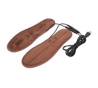 SUPYINI Semelles Chauffantes électriques, Rechargeables par USB, 3 Vitesses, Coussinets Chauds avec Velours Super Doux pour Chaussures en Cuir, Chaussures de Sport, Bottes de Neige,