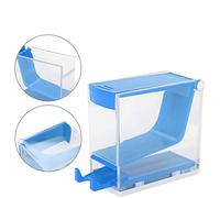 SUPYINI Type de Presse de Distributeur de Rouleau en Coton Support 4 Couleurs Stockage Hygiénique pour le Dentiste à Domicile Professionnel avec une Conception Facile à Emporter (Bleu)