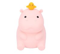 SUPYINI Veilleuse Hippopotame, Lampe Animale Mignonne en Silicone avec USB | Construction en Silicone Souple, Batterie 1 200 MAh, Contrôle par Robinet, Charge de 3,5 Heures, Lueur Chaude pour Chambre