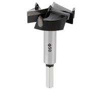SUQIN 50mm Mèche Forstner Foret à Ailettes Plates,Multi-Dents Meche Bois Avec10mm tige hexagonale,Foret Forstner Pour Bois Panneaux D'aggloméré Panneaux De Fibres